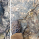 Left: The original footprint; Right: After it was destroyed.